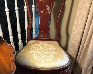 Pair of Asian Chairs $75 pair