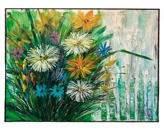 Lot 128   3 Bid(s)
Large Floral Painting