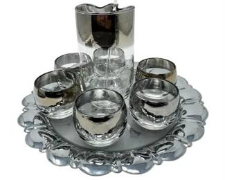 Lot 142   0 Bid(s)
Dorthy Thorpe Silver Fade Ombré Mid Century Roll Poly Bar Set