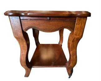 Lot 6   6 Bid(s)
Set of Two Wood Side End Tables