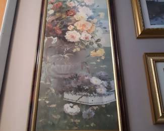 This hangs in the stairwell to the basement. 