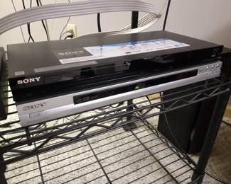 Sony BLU-RAY and Sony DVD.  Basement a.k.a. "Fun Town".