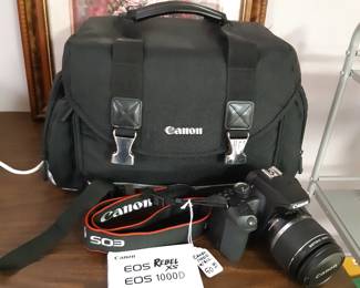 The picture shows the Spanish language manual, but the is, in fact, and English version in the bag, I promise!  Nice camera.  Lots of great YouTube vids.