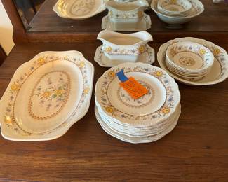 $90 Steubenville dessert set of china. 