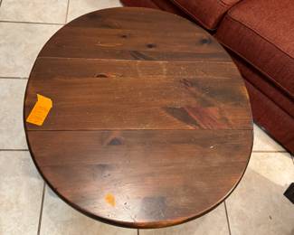 #24 - $80 Oval drop leaf table 