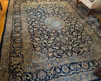 #17 - $350 Blue dark/light tones rug SIZE 