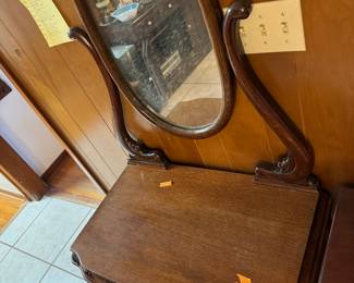 #19 - $400 Petite dresser/vanity with oval mirror 