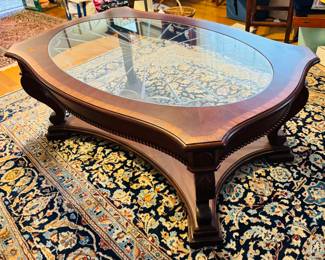 #5 - Coffee table glass top 46x26x20