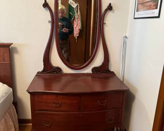 #36B - Mahogany Vanity with mirror  $295