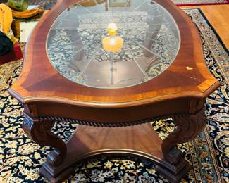 #5 - Coffee table glass top 46x26x20