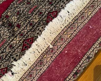 #18 - $400 Red/black/grey rug 