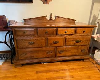 #29 - $240 - Dresser & mirror - wood 