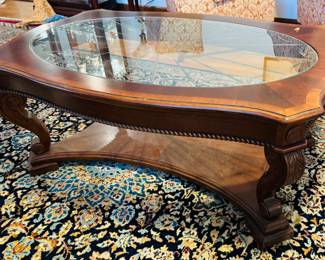 #5 - Coffee table glass top 46x26x20