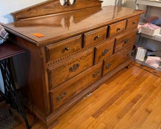 #29 - $240 - Dresser & mirror - wood 