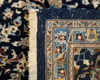 #17 - $350 Blue dark/light tones rug SIZE 
