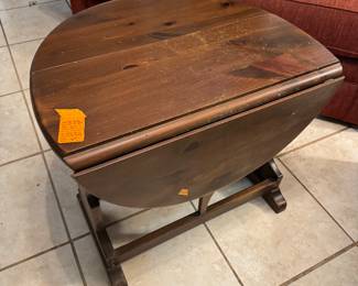 #24 - $80 Oval drop leaf table 