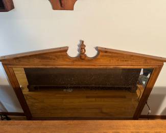 #29 - $240 - Dresser & mirror - wood 