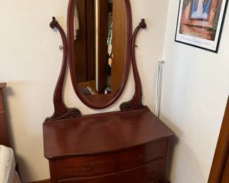 #36B - Mahogany Vanity with mirror  $295
