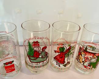 Holly Hobby vintage Coca Cola glasses