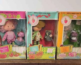 2 Vintage 1982 Kenner Strawberry Shortcake Dolls  In Original Boxes