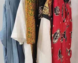 Anne Klein Silk Shirt Capris, Pan Asia Jacket, Patterned Silk Shirt,  More