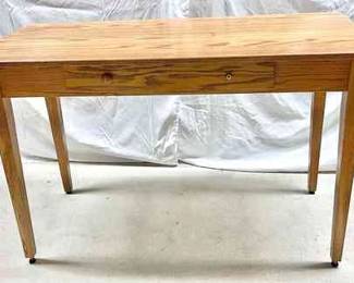 4 Wooden Table W Drawer Missing A Knob