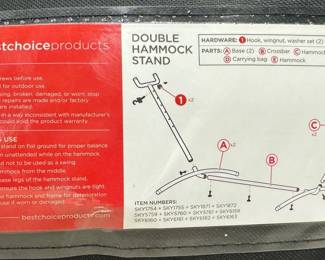 Best Choice Products Double Hammock Stand