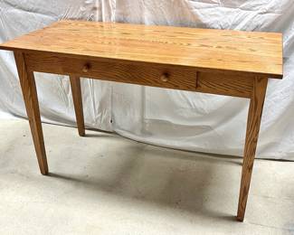 2 Wooden Table W Drawer