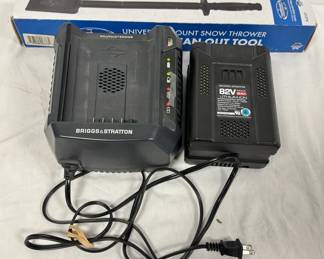 Briggs Stratton 82v Lithionion Battery And Charger  Snowblower Tool