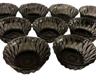 Faceted Libbey Bowls