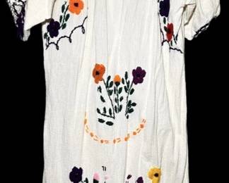 Mexican Embroidered Dress
