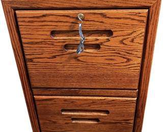 Wooden File Cabinet