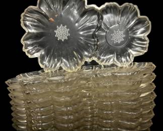 Hazel Atlas Daisy Snack Plates