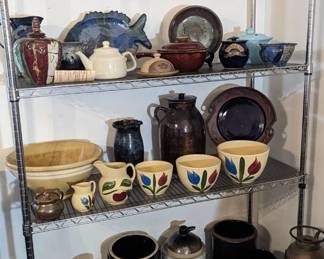 Various ANTIQUE & Vintage CROCKS - 