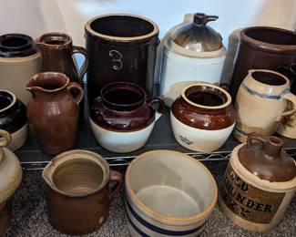 More Crocks and Pottery.