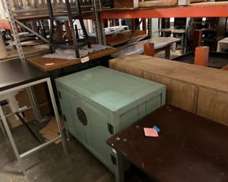 Furniture for sale - piled up on shelves everywhere for sale! We cannot answer pricing questions as usual. 
 So sorry!