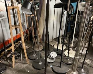 Floor lamps for sale.  We cannot answer pricing questions as usual, sorry!