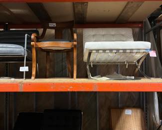 Furniture for sale - piled up on shelves everywhere for sale! We cannot answer pricing questions as usual. 
 So sorry!