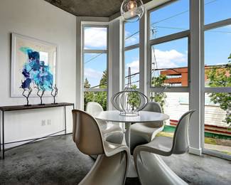 Some of the pieces you will find in the shelves and racks for sale. Not everything pictured in the way of accessories is still there.