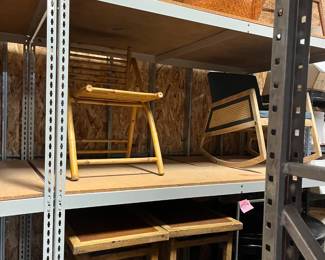 Furniture for sale - piled up on shelves everywhere for sale! We cannot answer pricing questions as usual. 
 So sorry!
