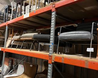 Furniture for sale - piled up on shelves everywhere for sale! We cannot answer pricing questions as usual. 
 So sorry!