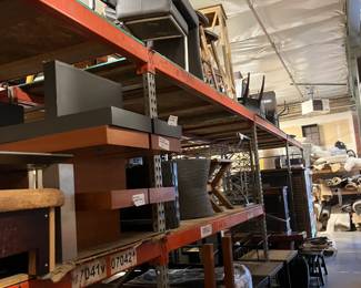 Furniture for sale - piled up on shelves everywhere for sale! We cannot answer pricing questions as usual. 
 So sorry!