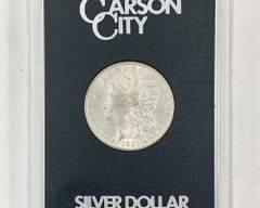 Uncirculated 1882 Carson City Morgan Silver Dollar
