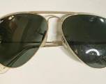 Vintage Ray-Ban Green Aviator Sunglasses
