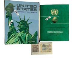 Vintage United States Liberty Stamp Album and Philatelic Souvenir of The United Nations Rio De Janeiro Earth Summit 1992

