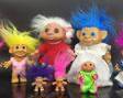 Vintage Russ Berrie & Co. Vintage Troll Dolls Assortment of 10
