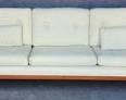 Fantastic JY DSK Mobel Vaerk Danish Mid Century Modern MCM Sofa with Chrome & Wood Legs
