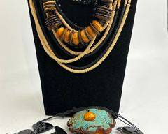 Statement jewelry necklace lot
