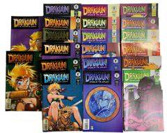 1997-98 Johji Manabes Drakuun Japanese Manga Comic Series - Includes Complete Series Of The Hidden War, The Revenge of Gustav and Shadow Of The Warlock - All Comics In Near Mint Condition
