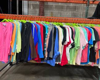 Size 1x and 2x tops ( long sleeve, 3/4 sleeve and short sleeve) $5 each quality brands and some new with tags